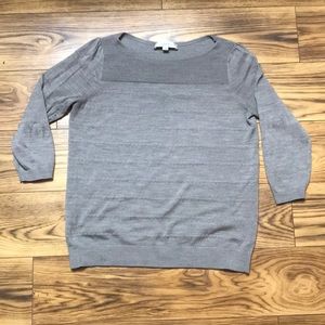 Knitted 3/4 Sleeve Sweater - LOFT